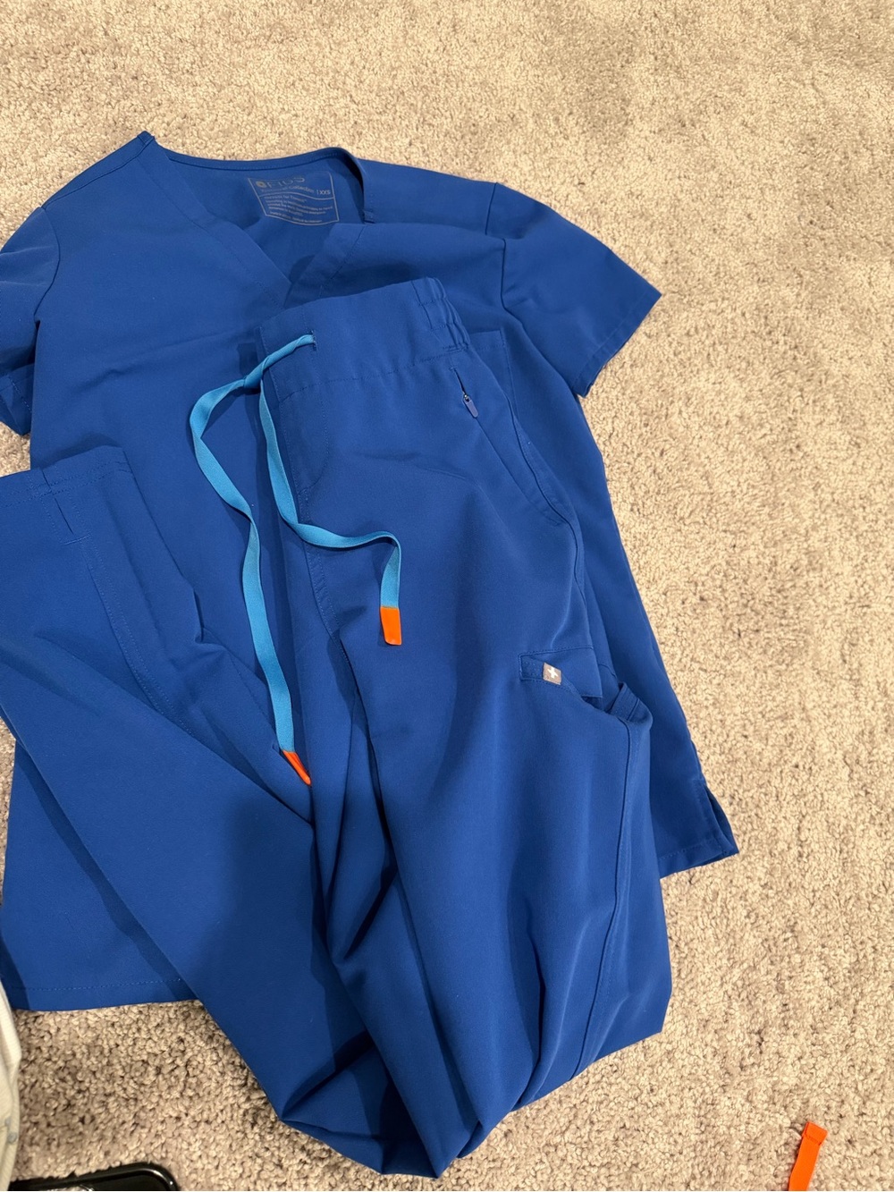 Women’s blue figs set XXS - Picture 1 of 2